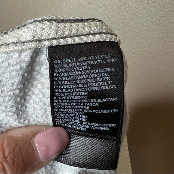 The North Face Gray Lime Green Plaid Shorts Lightweight Stretch Men's Size 40 - Picture 7 of 9